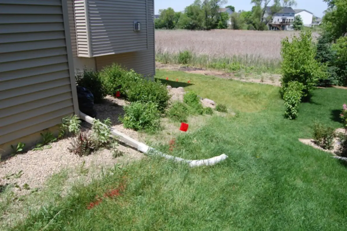 Before: Plymouth backyard