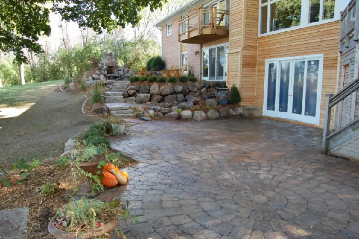 After: Wayzata backyard landscaped