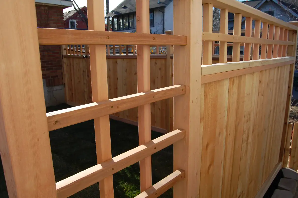 Completed garden and fence installation in Eden Prairie MN